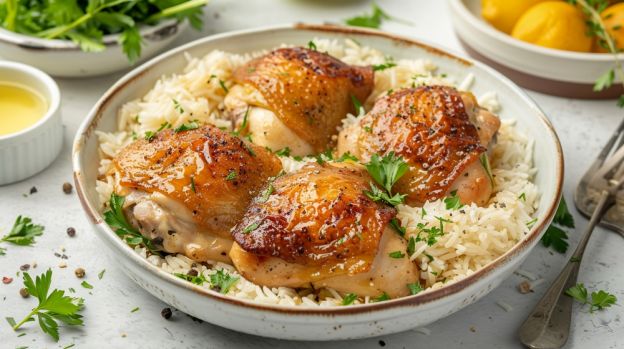 One-Pan Chicken and Rice