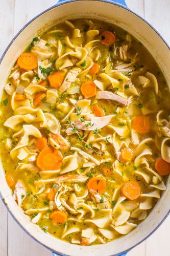 30-minute chicken noodle soup