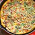 Bacon mushroom spinach frittata
