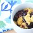 Gluten free lemon blueberry dump cake