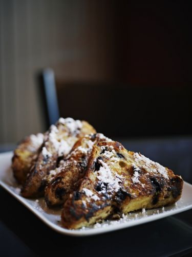 Chocolate brioche French toast