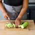 Chop the cucumber