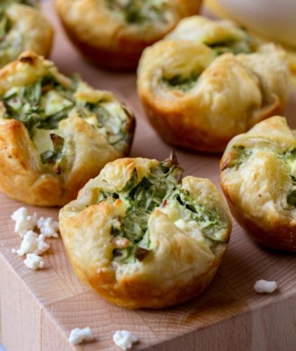 Spinach Cheese Puffs Recipe