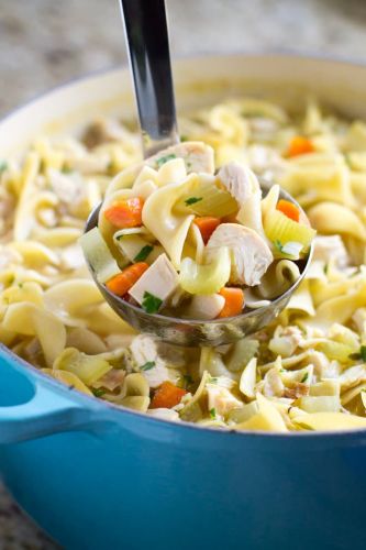 Leftover Turkey Noodle Soup