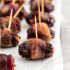 Bacon Wrapped Dark Chocolate and Goat Cheese Stuffed Dates
