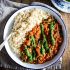 Red Lentil Coconut Curry with Cilantro Chutney