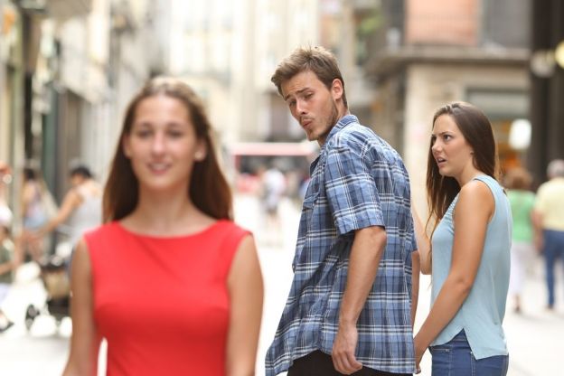 Guy Checking Out Girl Meme