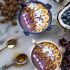 Roasted Blueberry and Coconut Smoothie Bowl