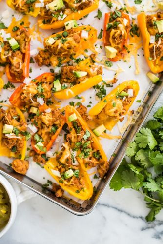 Healthier Chicken Nachos