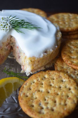 Savory Smoked Salmon Cheesecake