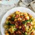 25-Minute Bacon Gnocchi with Broccoli and Shaved Brussels