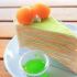 Melon crepe cake