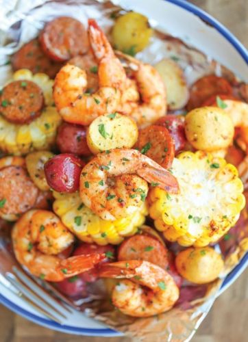 Shrimp Boil Foil Packets
