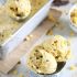 Sweet Corn Bacon Ice Cream with Cacao Nibs