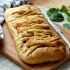 Stuffed pizza braid