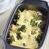 Baked broccoli in cheese sauce