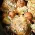 garlic parmesan chicken and potatoes