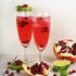 Pomegranate-Champagne cocktail