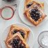 Mini blueberry turnovers