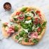 Sweet Corn Prosciutto & Arugula Pizza