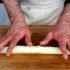 Make a skinny dough roll