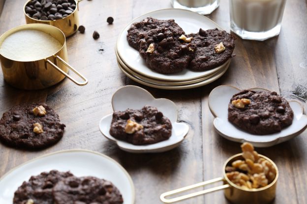 Nutty Chocolate Brookies