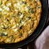 Quinoa Chard Frittata with Balsamic Onions