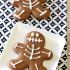 Gingerbread Skeleton Cookies