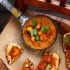 Naan bread pizza
