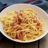 Adding Cream to Pasta Carbonara