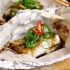 Fish Parcels with Ginger and Spring Onions