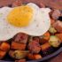 Sausage & Egg Skillet with Thanksgiving Leftovers