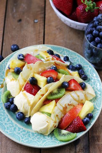 Easy Summer Dessert Tacos