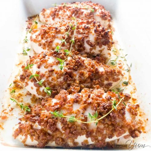 5 ingredient bacon crusted chicken