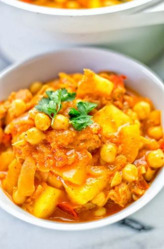 Spicy Mango Jackfruit Curry