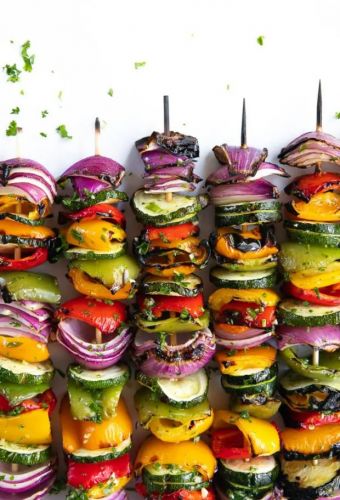 Easy Grilled Veggie Skewers