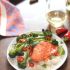 Salmon with Sweet Chili Lime Butter and Roasted Broccoli