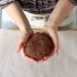 Mix the preparation with a wooden spoon