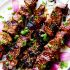 Grilled Asian Garlic Steak Skewers