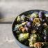 Roasted brussels sprouts with grapes and walnuts