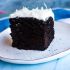 Devil's food cake with 7 minute frosting