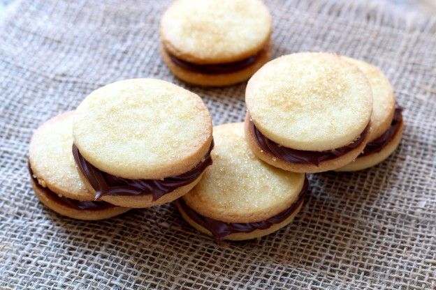 Nutella Shortbread Cookies