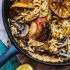 Creamy One-Pan Lemon Garlic Chicken and Orzo Risotto