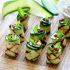 Grilled Zucchini Rolls with Tuna and Cream Cheese