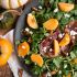 Persimmon And Watercress Salad With Candied Walnuts And Goat Cheese