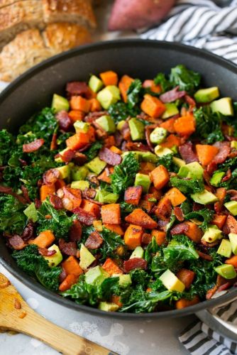 Sweet Potato Kale Skillet
