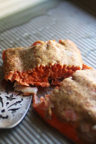 Mustard Roasted Salmon