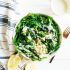 Go Green Bowls with Lemon Yogurt Sauce