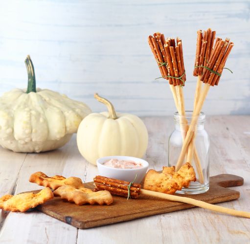 Witch's Broom Pretzel Rods