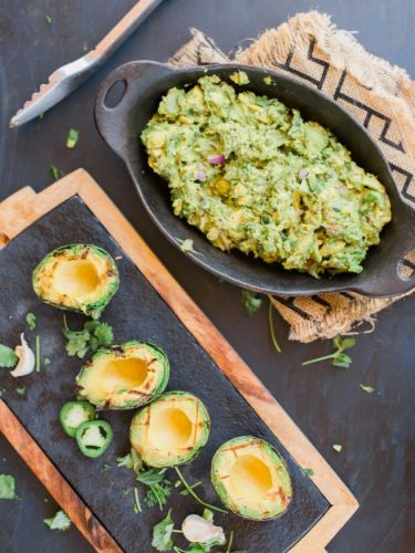Grilled Avocado Guacamole